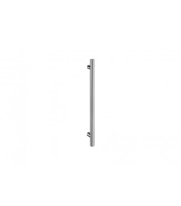 Poignée baton de maréchal inox brossé