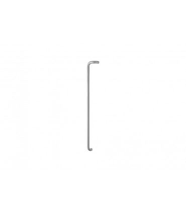 Poignée simpe et double coude inox brossé