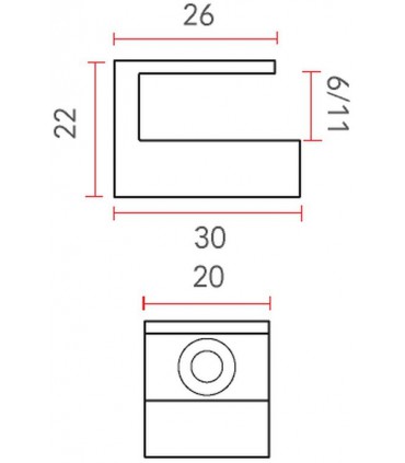 Console support étagère RM06
