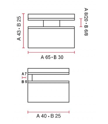 Console support étagère RM01