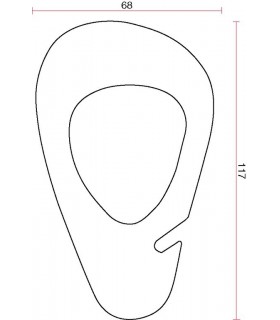 Patère porte manteaux série 1300