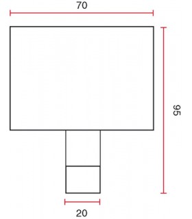 Patère double crochet porte manteaux série 1150
