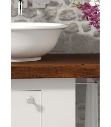 Poignée bouton de meuble forme diabolo série 140