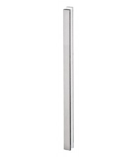 Poignée inox 300 mm à coller sur porte coulissante en verre Poignée inox 300 mm à coller sur porte coulissante en verre