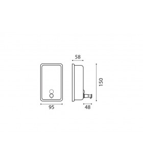 Distributeur inox brossé Distributeur inox brossé