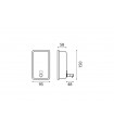 Distributeur inox brossé Distributeur inox brossé