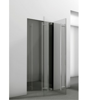 Poignée baton de maréchal inox brossé