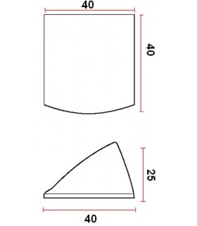 Poignée tirette série 135 en métal moulé sous pression