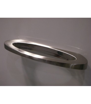 Poignée anneau plate courbe