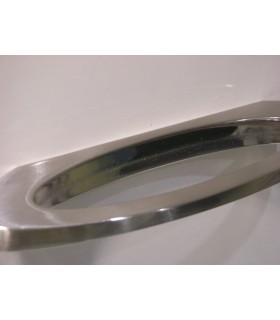 Poignée anneau plate courbe détail