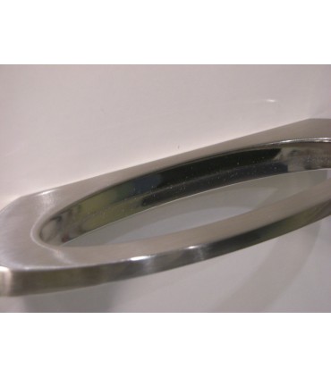 Poignée anneau plate courbe détail