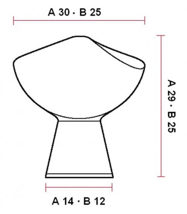 Poignée bouton de meuble série spirale 300