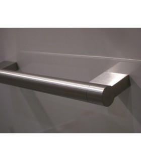 Poignée sur embase rectangulaire.