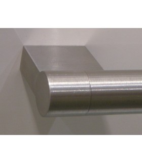 Poignée sur embase rectangulaire.