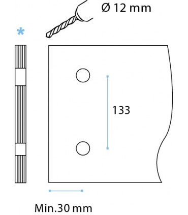 Poignée série Plane