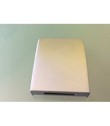 Gâche à coller pour double porte de vitrine en verre