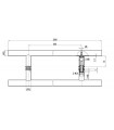 Paire de Poignée baton maréchal inox Ø 25 et 32 mm Paire de Poignée baton maréchal inox Ø 25 et 32 mm