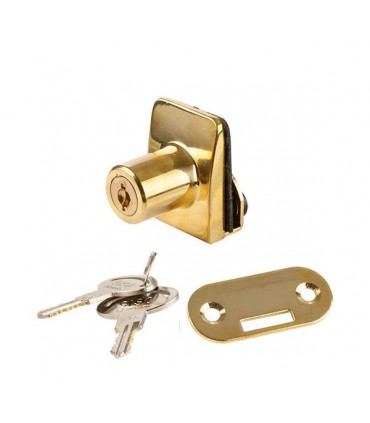 Serrure série Square chrome brillant