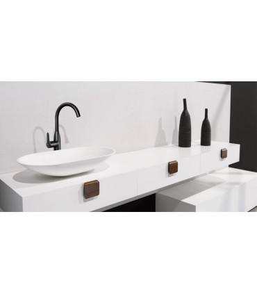 Poignée bouton de meuble bois série Tacco 0326 par Viefe