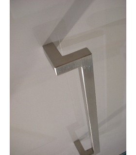 Poignée contre coudée carrée