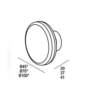 Poignée bouton de meuble en liège naturel par Jasper MORRISON Poignée bouton de meuble en liège naturel par Jasper MORRISON
