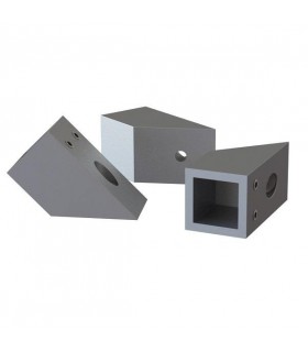 Accessoires raidisseur carré pour cloison de douche Accessoires raidisseur carré pour cloison de douche