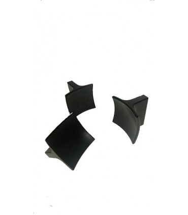 Poignée bouton carré forme concave série 806