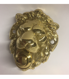 Bouton de sonnette déco tête de lion