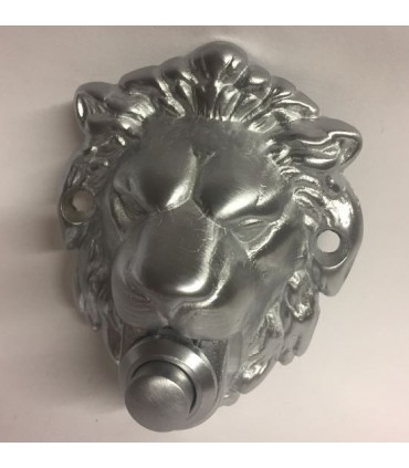 Bouton de sonnette déco tête de lion
