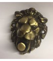 Bouton de sonnette déco tête de lion