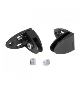 Paire de charnière série Badge pour porte de vitrine en verre Paire de charnière série Badge pour porte de vitrine en verre