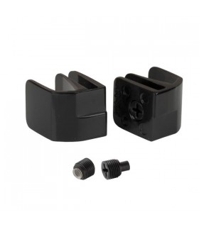 Paire de poignée série Square chrome mat Paire de poignée série Square chrome mat