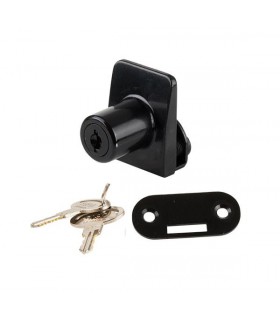 Serrure série Square chrome brillant