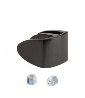 Poignée simple forme arrondie pour porte de vitrine en verre Poignée simple forme arrondie pour porte de vitrine en verre