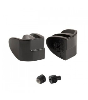 Paire de poignée série Badge chrome brillant Paire de poignée série Badge chrome brillant