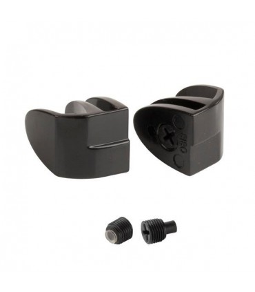 Paire de poignée série Badge chrome brillant