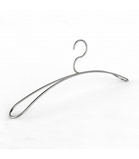 Cintre design en inox finement brossé Cintre design en inox finement brossé