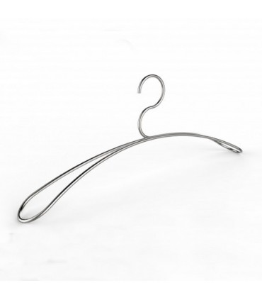 Cintre design en inox finement brossé