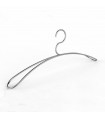 Cintre design en inox finement brossé Cintre design en inox finement brossé