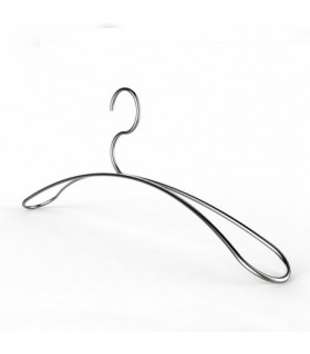 Cintre design en inox finement brossé Cintre design en inox finement brossé