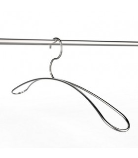 Cintre design en inox finement brossé Cintre design en inox finement brossé
