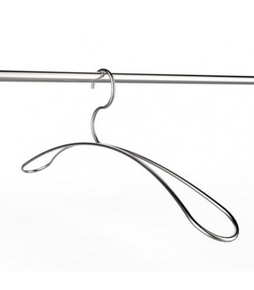 Cintre design en inox finement brossé