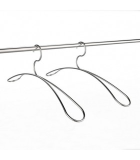 Cintre design en inox finement brossé Cintre design en inox finement brossé