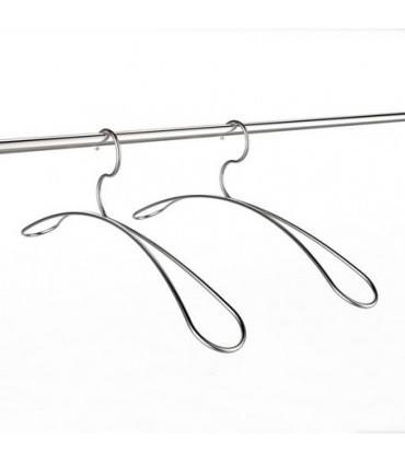 Cintre design en inox finement brossé