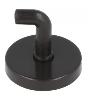 Crochet patère en nylon sur rosace