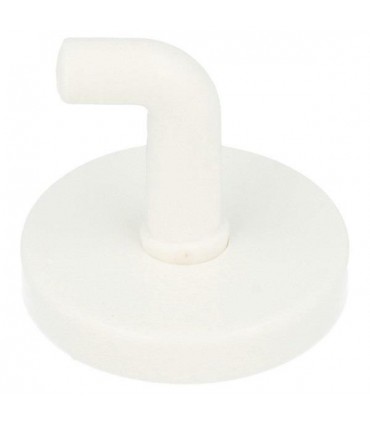 Crochet patère en nylon sur rosace