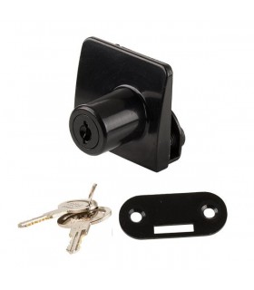 Serrure série Square chrome brillant