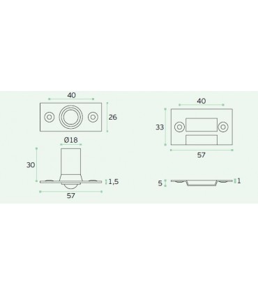 Loquet à bille avec gâche
