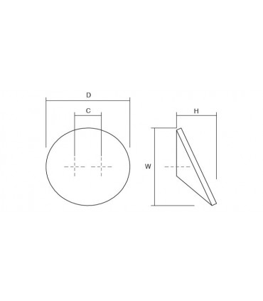Bouton de meuble TOPO 0336 par Viefe