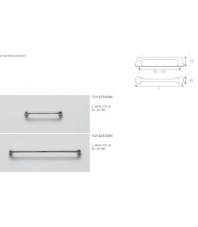 Poignée de meuble Moderno collection série Tonda par Marella design Poignée de meuble Moderno collection série Tonda par Marella design